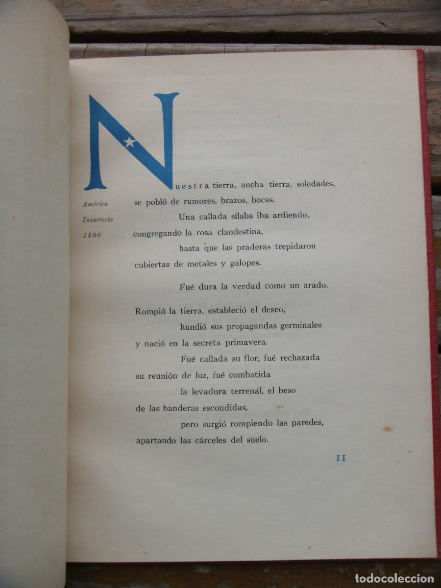 Libros de segunda mano: Pablo Neruda: DULCE PATRIA. Primera edicion - Foto 5