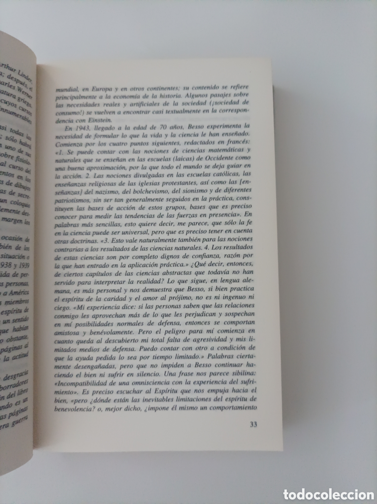 Libros de segunda mano: Albert Einstein correspondencia con Michele Besso - Foto 6
