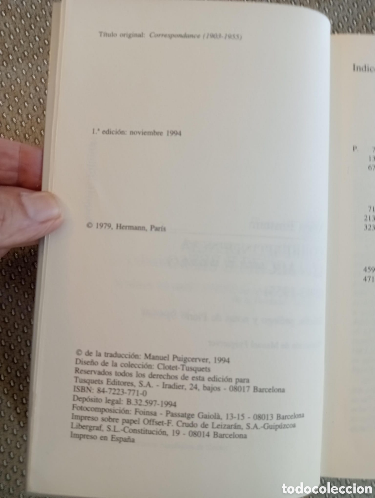 Libros de segunda mano: Albert Einstein correspondencia con Michele Besso - Foto 10