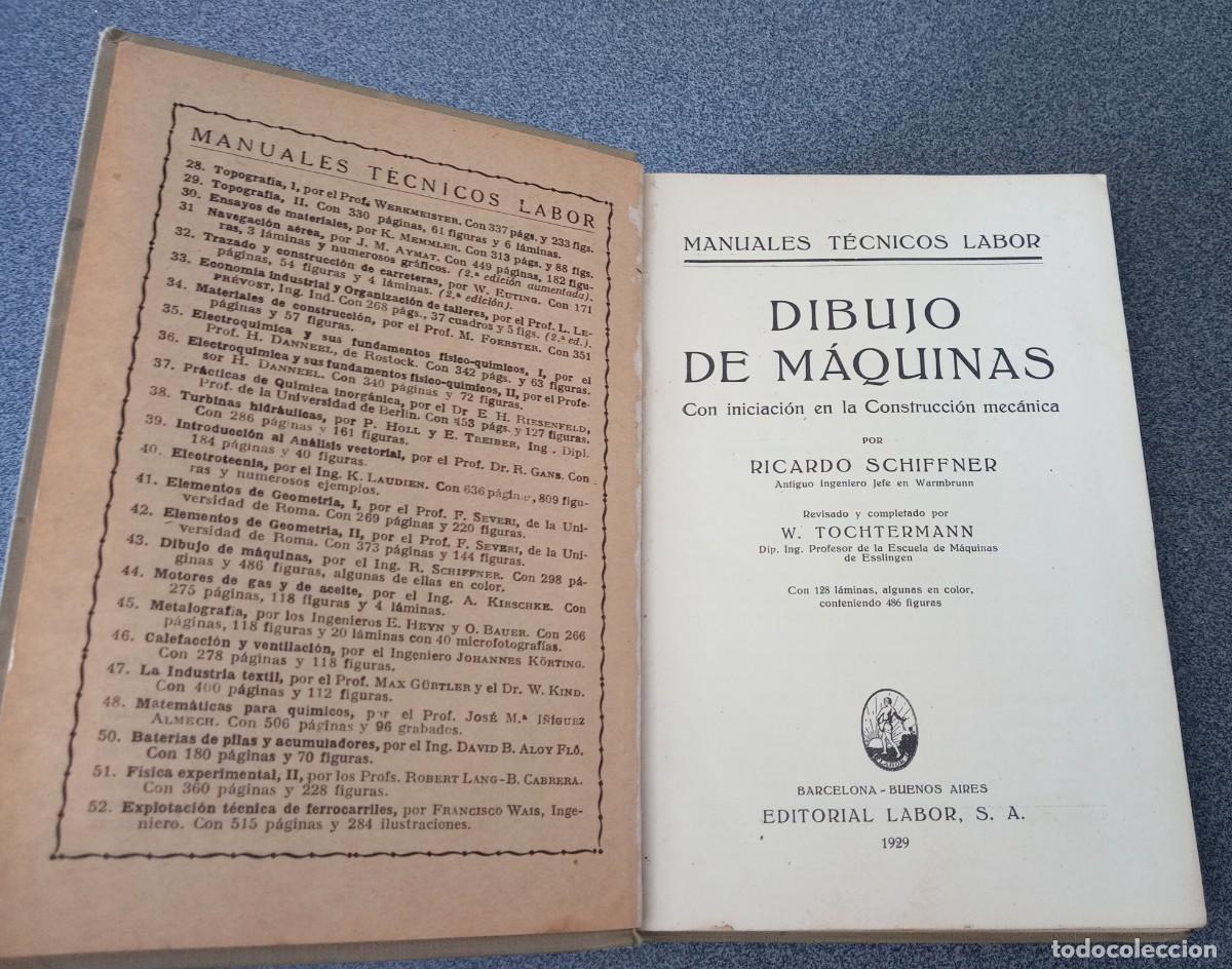 Libros de segunda mano: Dibujo De M&aacute;quinas Ricardo Schiffner - Foto 4