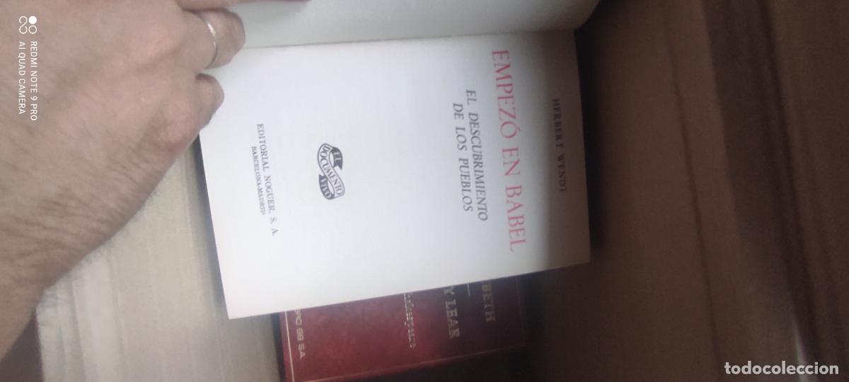 Libros de segunda mano: Empez&oacute; en Babel: el descubrimiento de los pueblos.- Wendt, Herbert