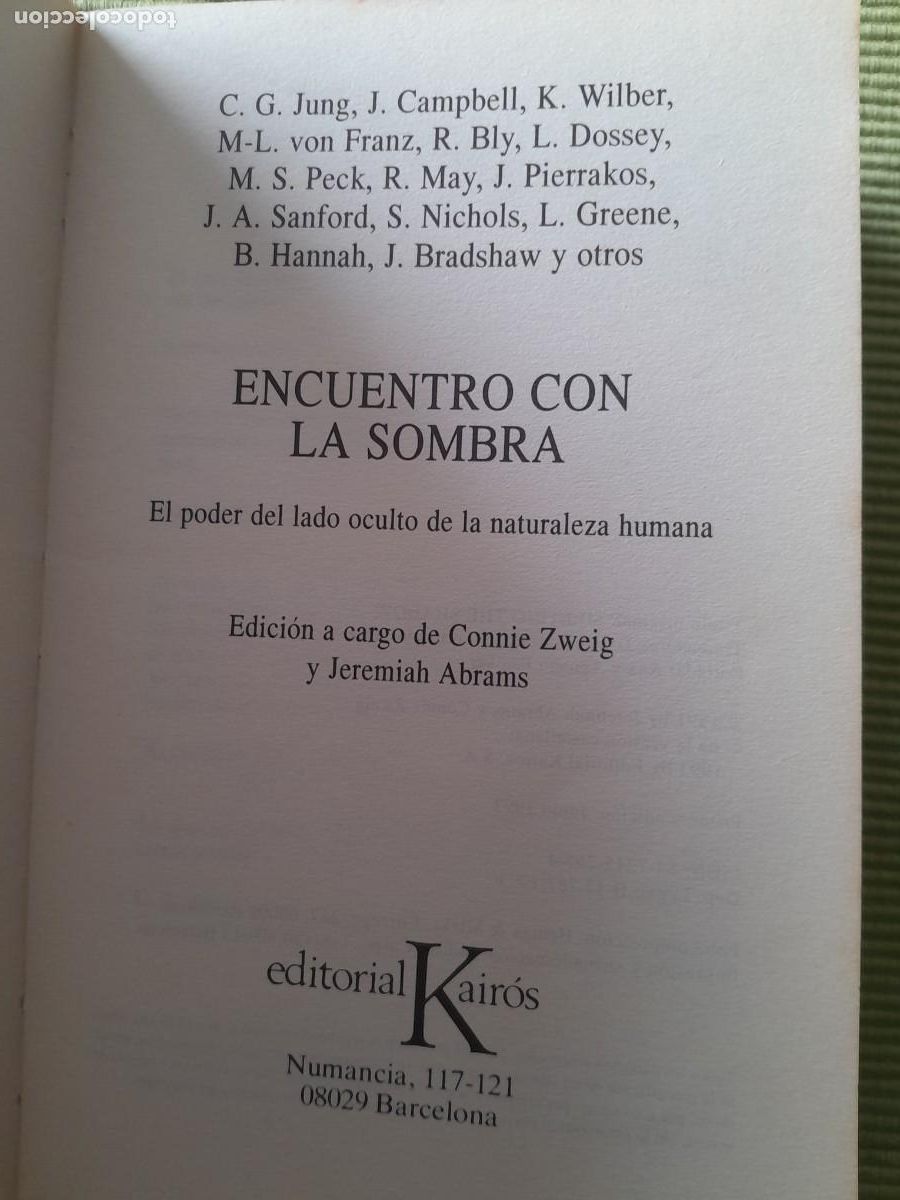 Libros de segunda mano: ENCUENTRO CON LA SOMBRA. VVAA. KAIROS 1993 - Foto 5