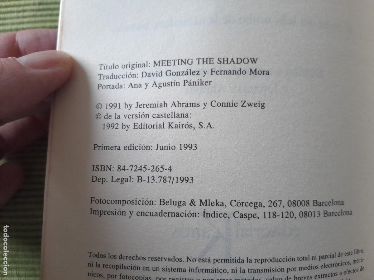 Libros de segunda mano: ENCUENTRO CON LA SOMBRA. VVAA. KAIROS 1993 - Foto 6