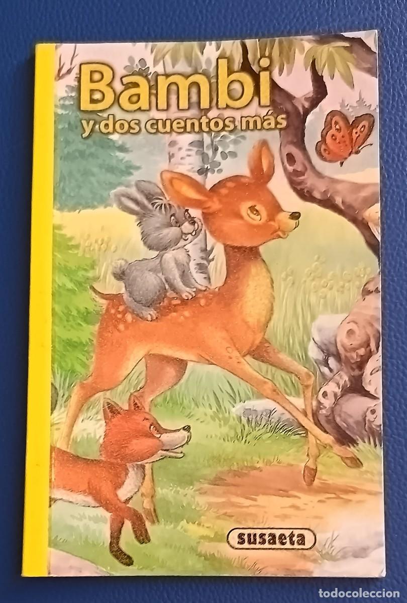 Libros de segunda mano: Libro infantil. Cuento. Bambi y dos cuentos mas. El Gato con botas y Alicia. Editorial Susaeta.