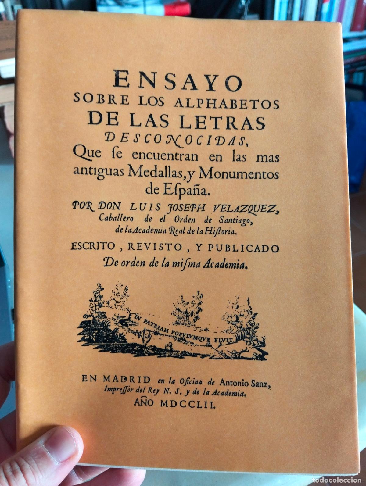 Livres d'occasion: Historia. Alfabetos. Alphabetos de las Lenguas Desconocidas, Facsimil, Madrid, 1752 VISITA CATALOGO