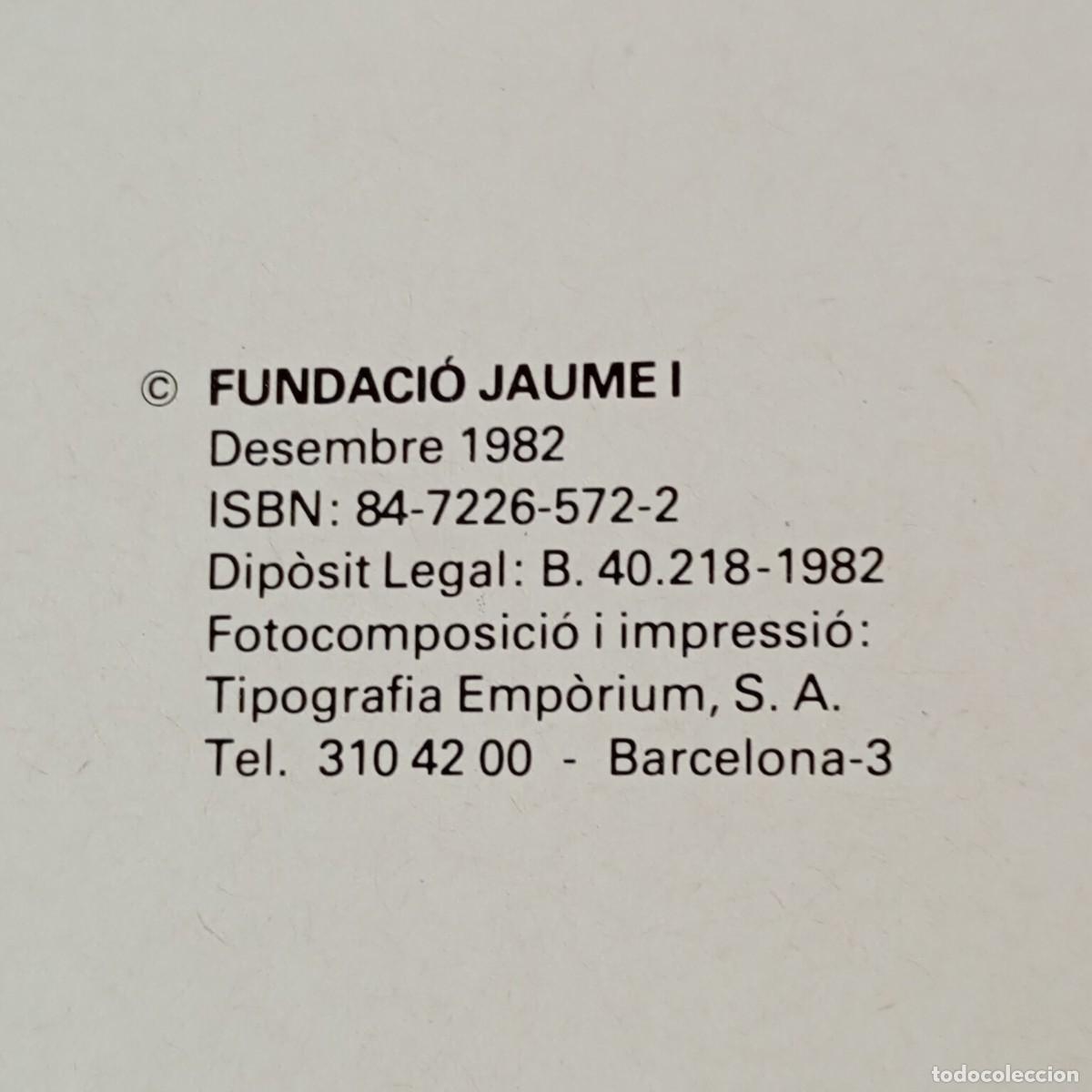 Libros de segunda mano: COMMEMORACI&Oacute; DE LA RENAIXEN&Ccedil;A - FUNDACI&Oacute; JAUME I - 1982 / 6055 - Foto 4