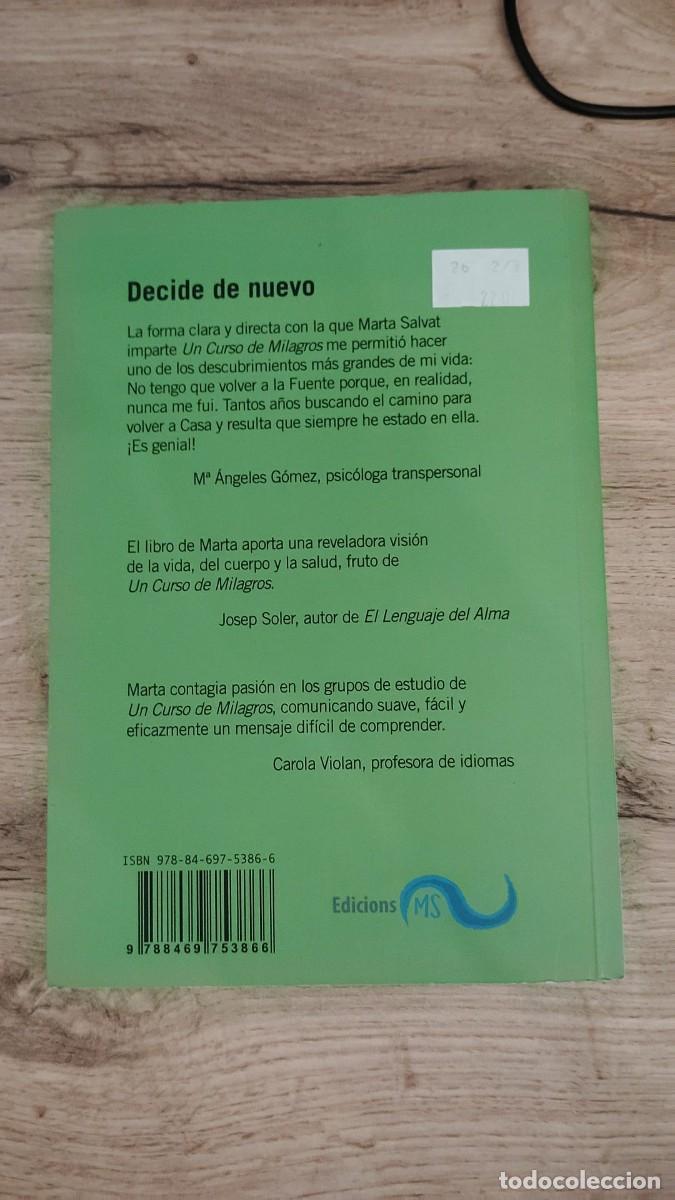 Libros de segunda mano: Decide de nuevo | Marta Salvat | Edicions MS - Foto 2