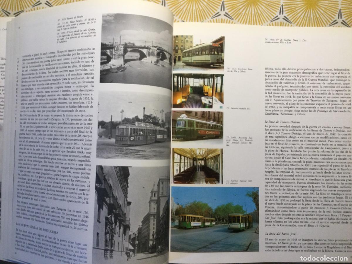 Libros de segunda mano: LOS TRANV&Iacute;AS DE ZARAGOZA - Foto 4