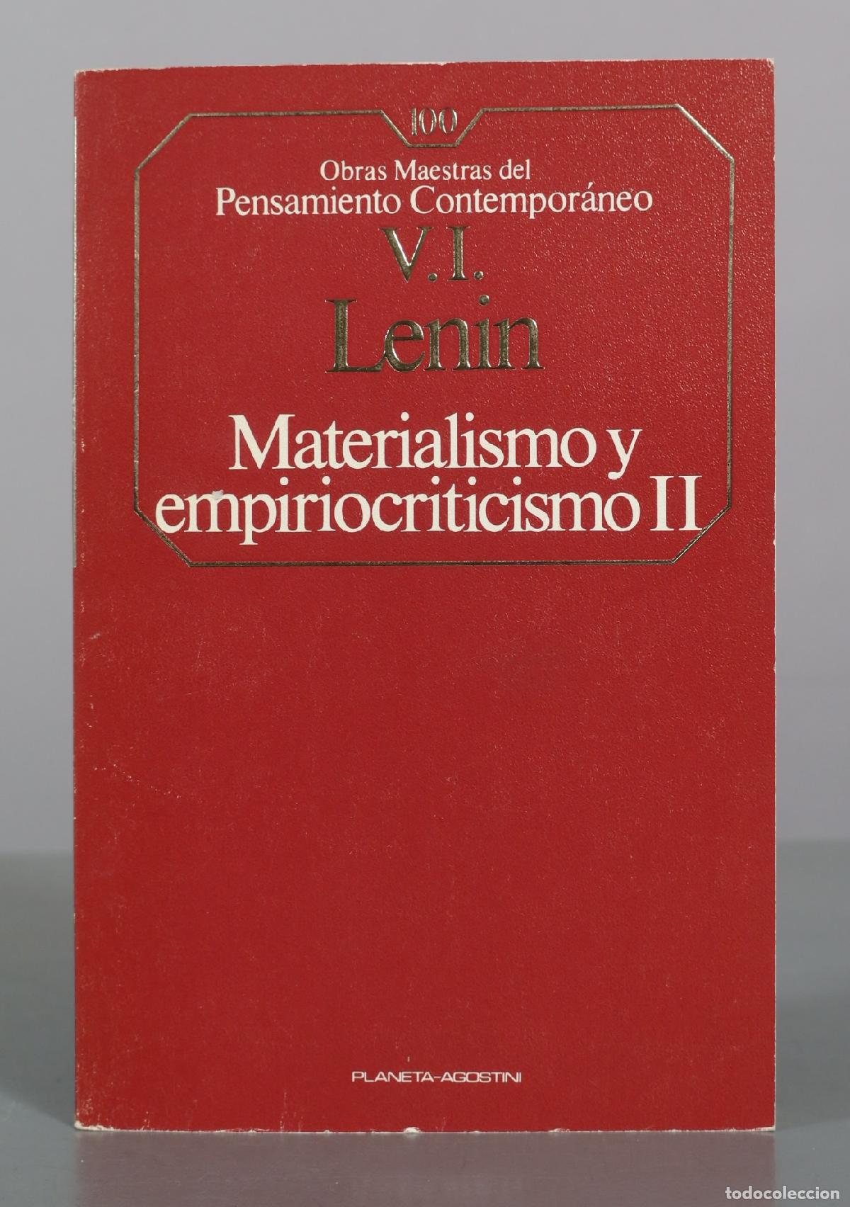 Libros de segunda mano: Materialismo y empiriocriticismo II - V.I. Lenin - Planeta-Agostini