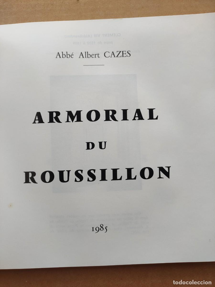 Libros de segunda mano: Armorial du Roussillon volumen 3 a&ntilde;o 1985 - Foto 2