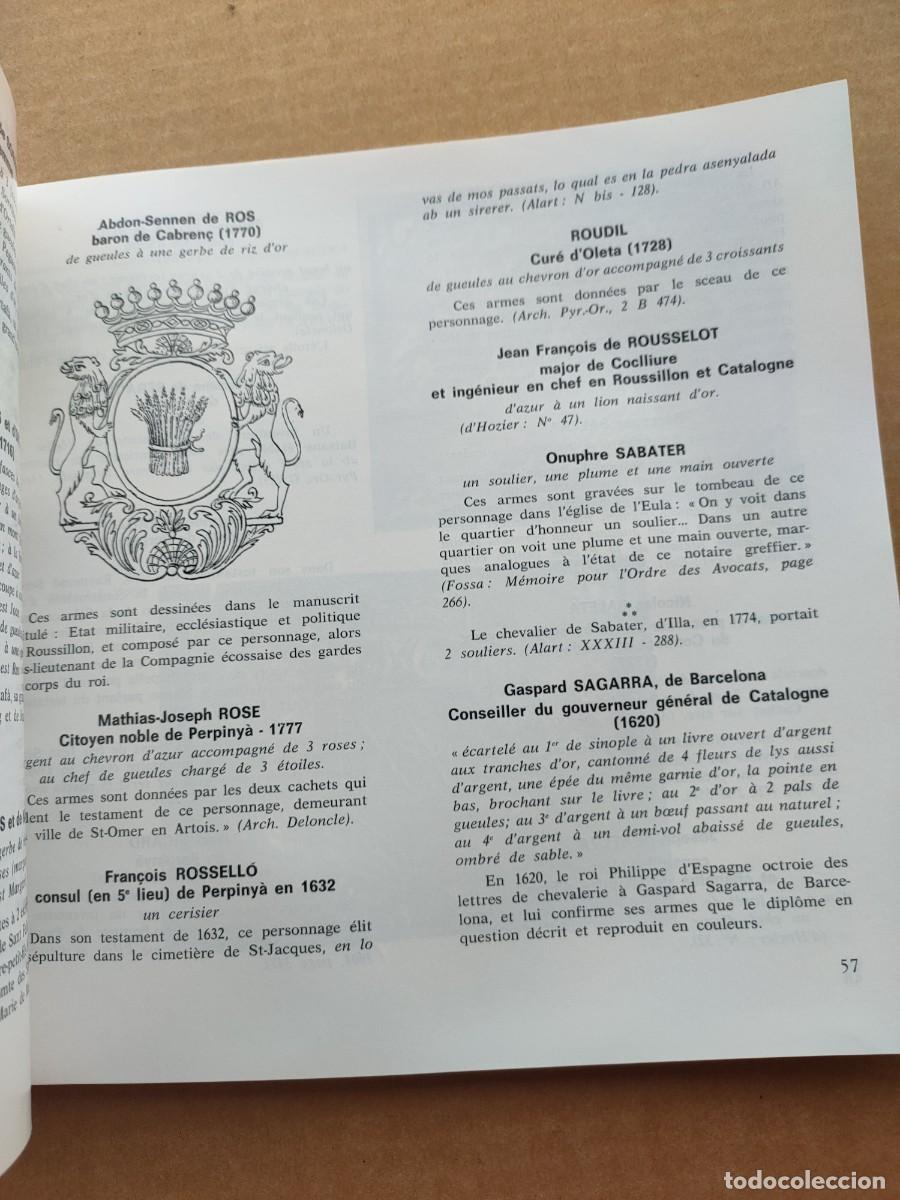 Libros de segunda mano: Armorial du Roussillon volumen 3 a&ntilde;o 1985 - Foto 6