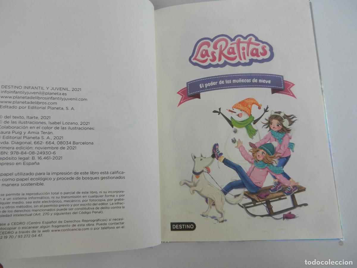 Libros de segunda mano: LAS RATITAS - EL PODER DE LOS MU&Ntilde;ECOS DE NIEVE -DESTINO 2021 N&ordm; 6 - Foto 3