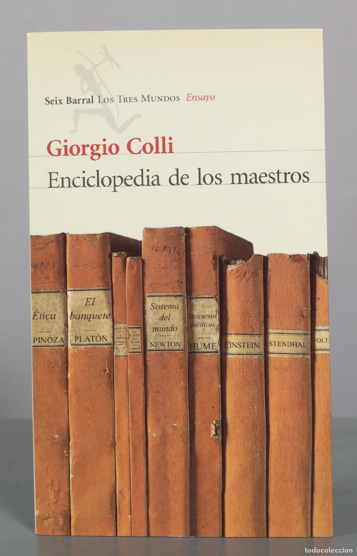 Libros de segunda mano: Enciclopedia de los maestros - Giorgio Colli - Seix Barral