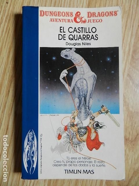 Libros de segunda mano: Advanced Dungeons & Dragons 2 El castillo de Quarras Timun Mas 1986 Douglas Niles Aventura juego
