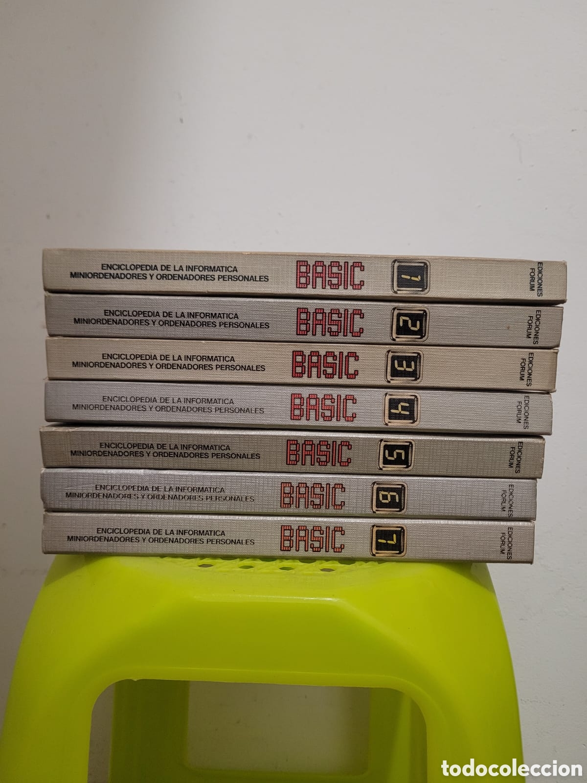 Libros de segunda mano: Basic enciclopedia inform&aacute;tica vintage 7 tomos - Foto 4