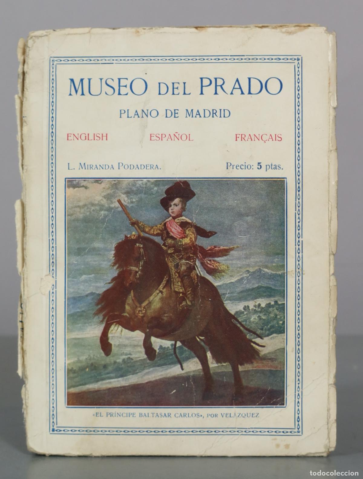 Libros de segunda mano: Museo del Prado - Plano de Madrid - L. Miranda Podadera