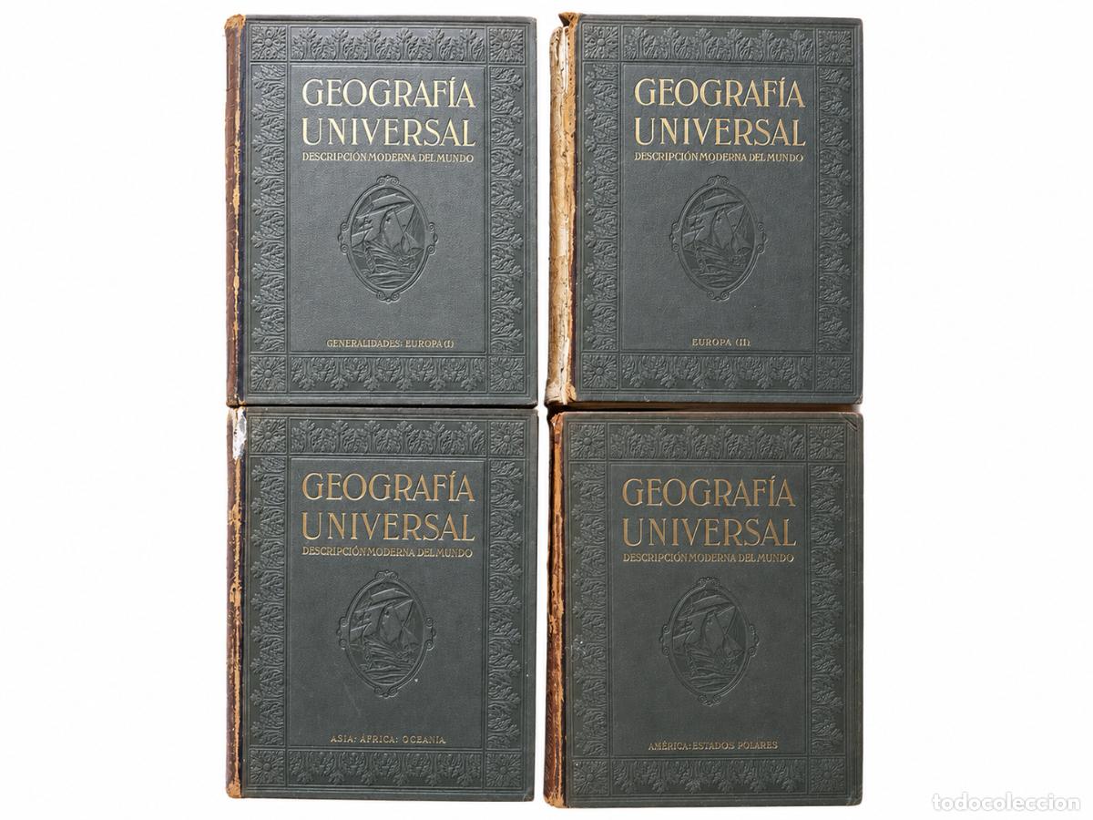 Libros de segunda mano: GEOGRAF&Iacute;A UNIVERSAL. DESCRIPCI&Oacute;N MODERNA DEL MUNDO &ndash; INSTITUTO GALLACH &ndash; 1952-1953 LM