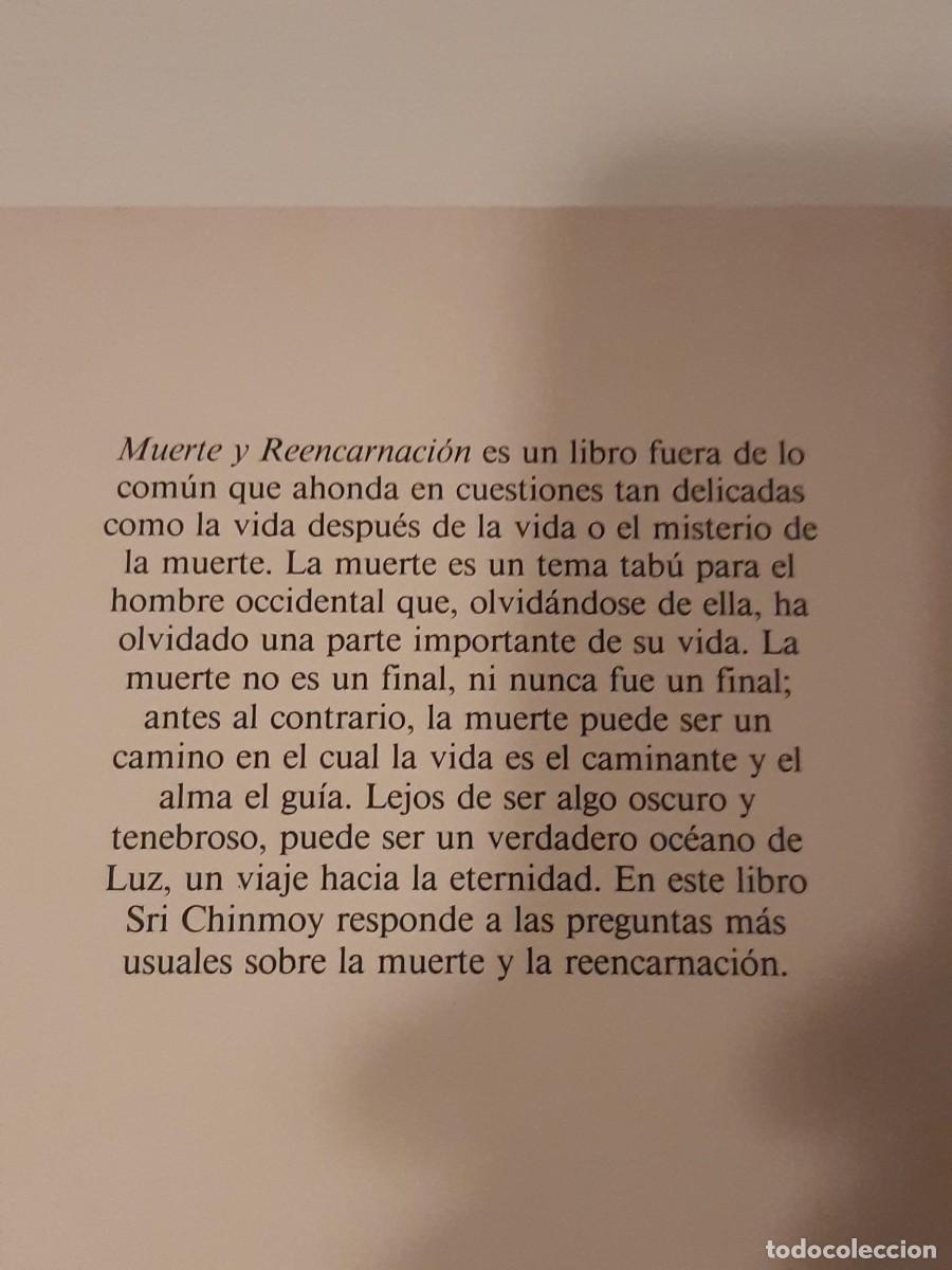 Libros de segunda mano: MUERTE Y REENCARNACION - SRI CHINMOY - Foto 3