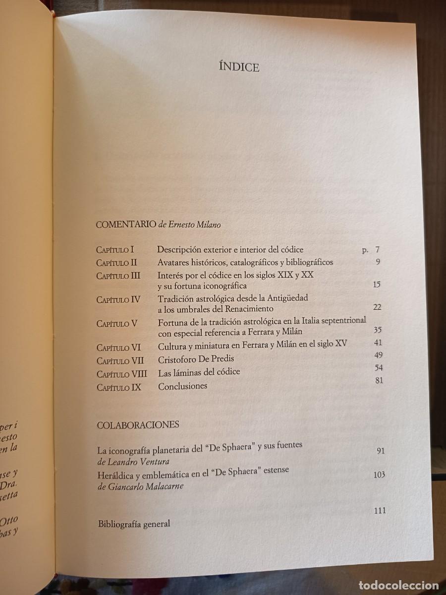 Libros de segunda mano: De Sphaera. La Esfera Facs&iacute;mil. Taller de Leonardo da Vinci - Foto 21
