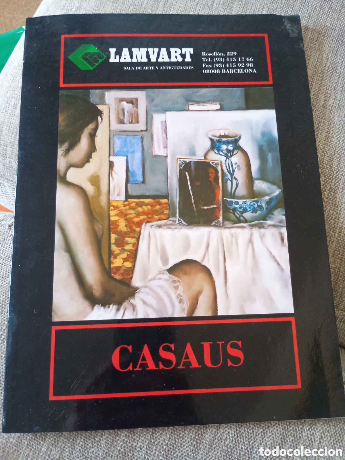 Libros de segunda mano: 1.2 cat&aacute;logo exposici&oacute;n Jes&uacute;s Casaus en sala Lamvart de Barcelona a&ntilde;o 1991