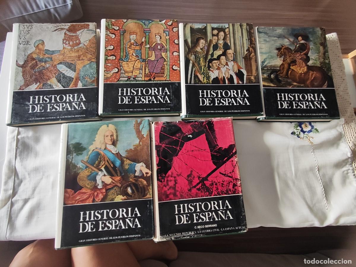 Libros de segunda mano: Historia de Espa&ntilde;a - Instituto Gallach - Colecci&oacute;n completa 6 tomos - 4&ordf; edici&oacute;n 1970