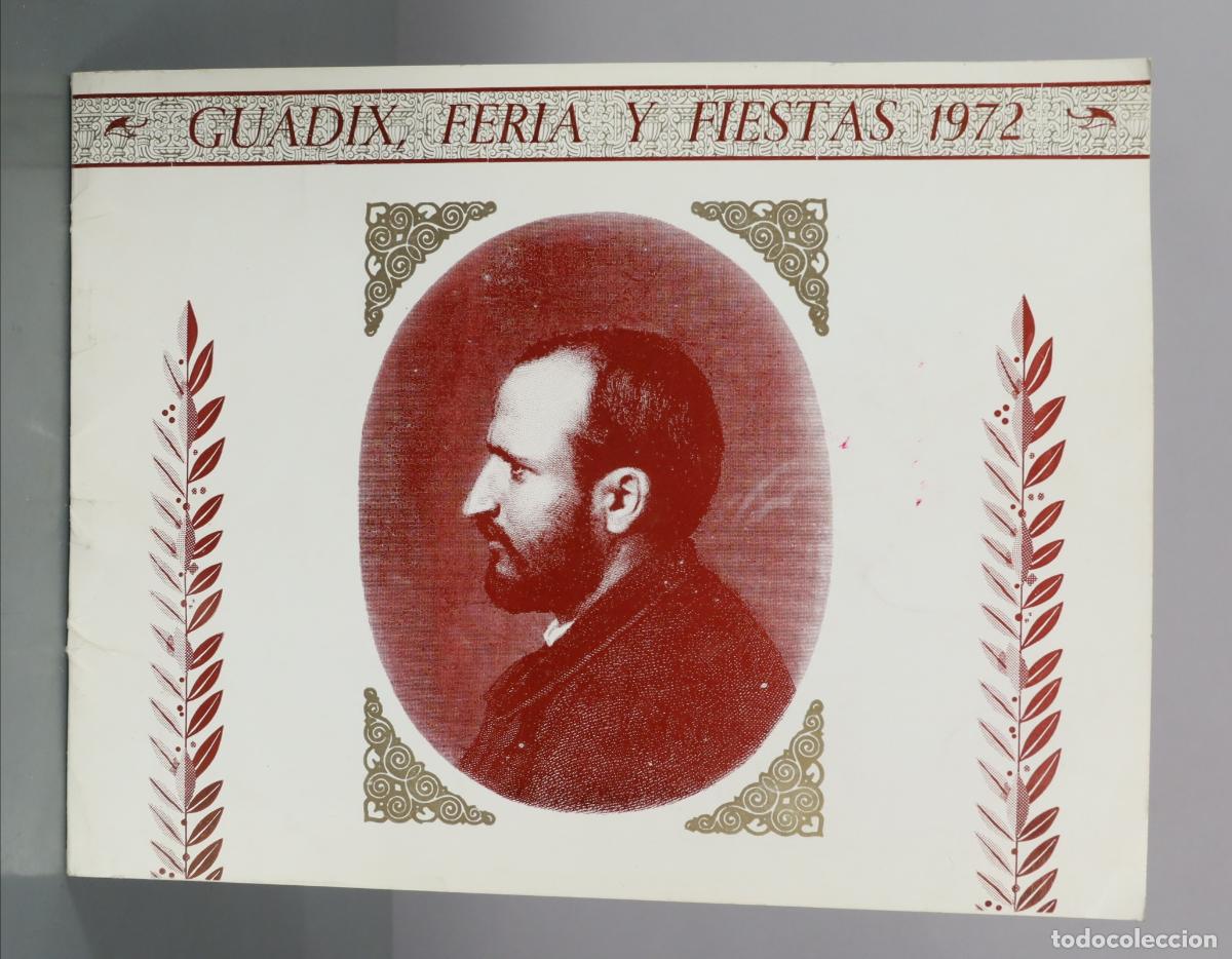 Libros de segunda mano: Guadix Feria y Fiestas. 1972. PROGRAMA