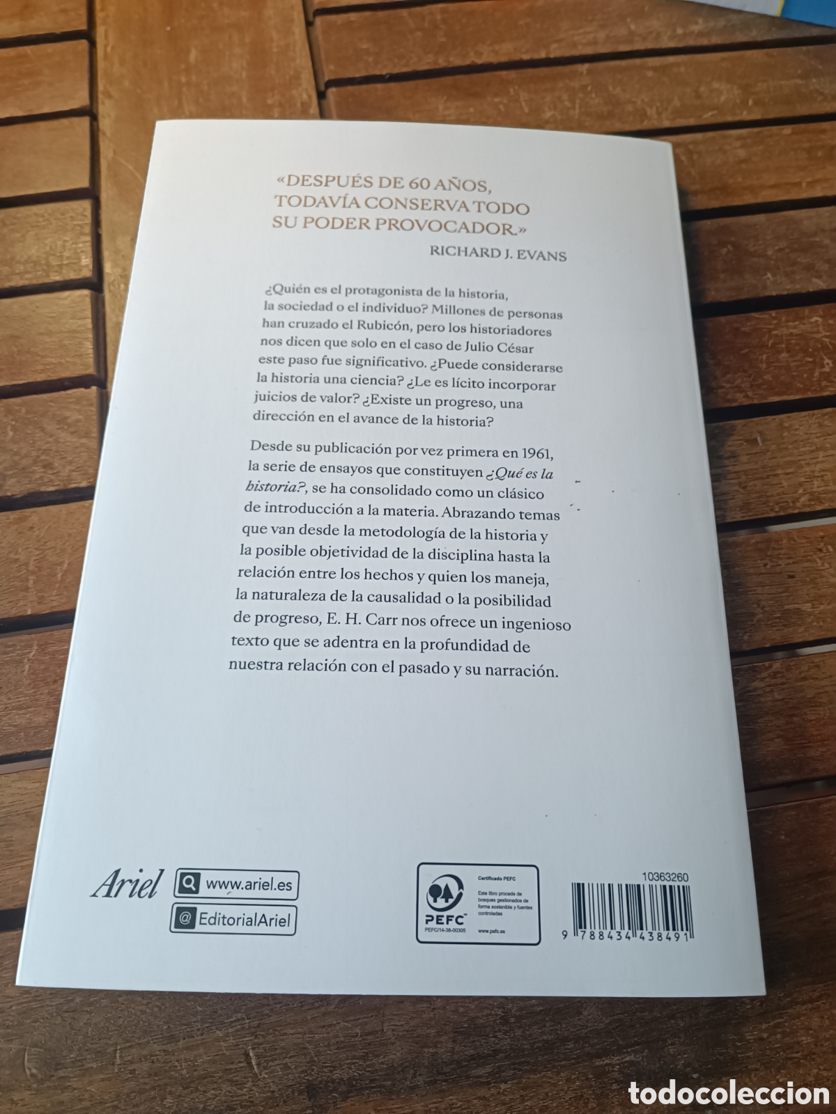 Libros de segunda mano: Que es la historia E H Carr Ariel 2025 ensayo - Foto 2