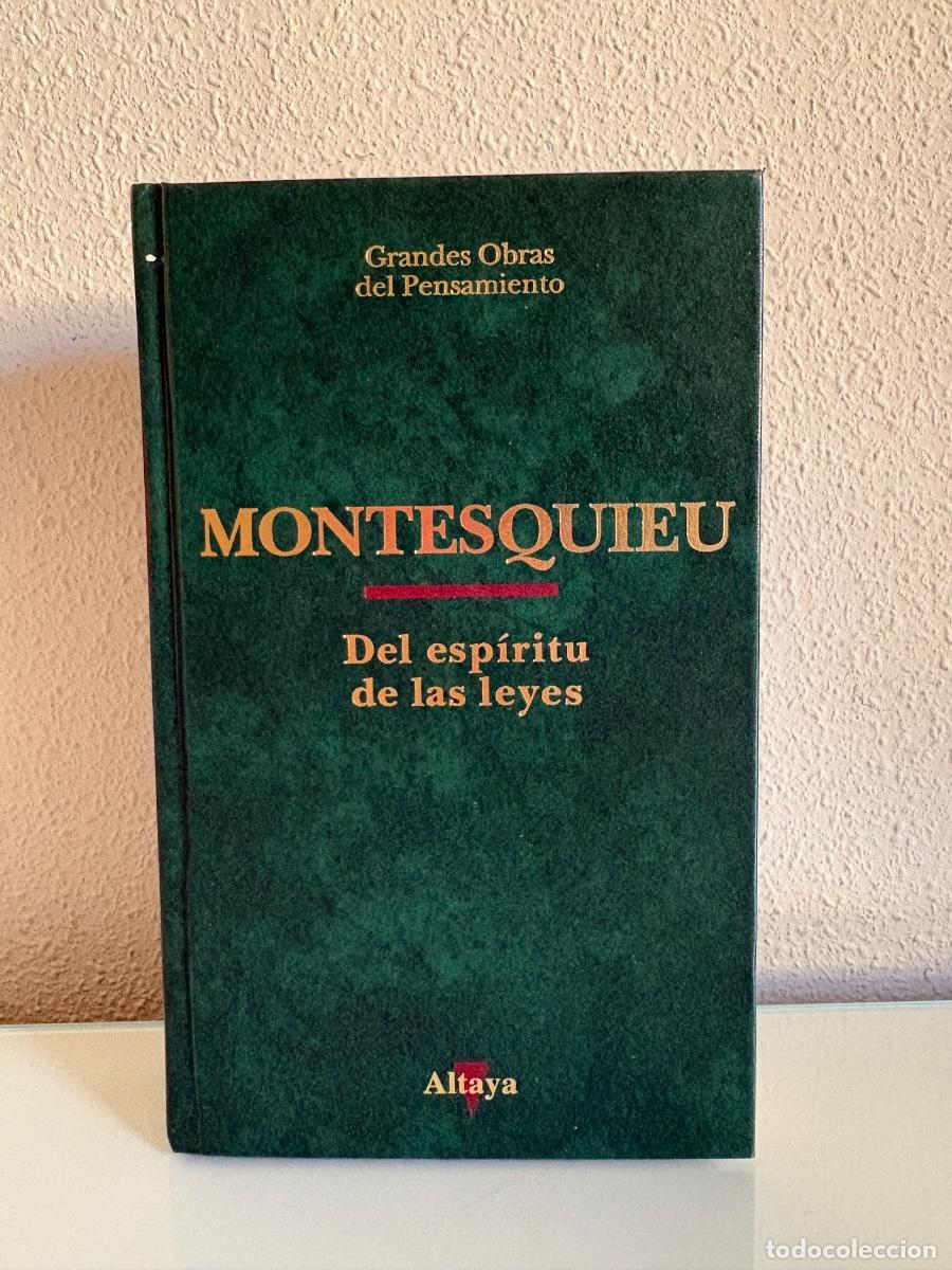 Libros de segunda mano: Montesquieu: Del esp&iacute;ritu de las leyes