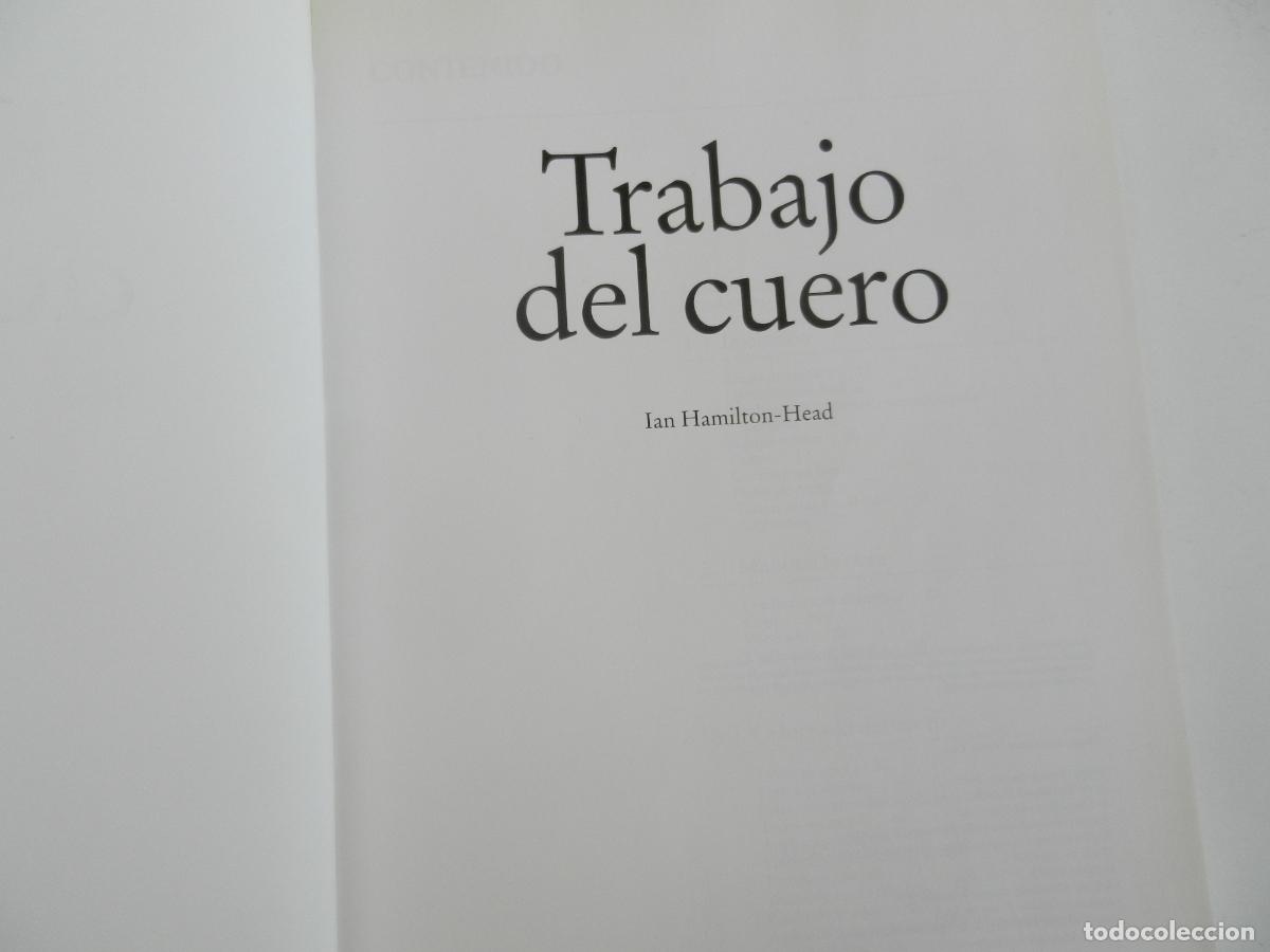 Libros de segunda mano: TRABAJO DEL CUERO - IAN HAMILTON -HEAD - CEAC- 1999- - Foto 2