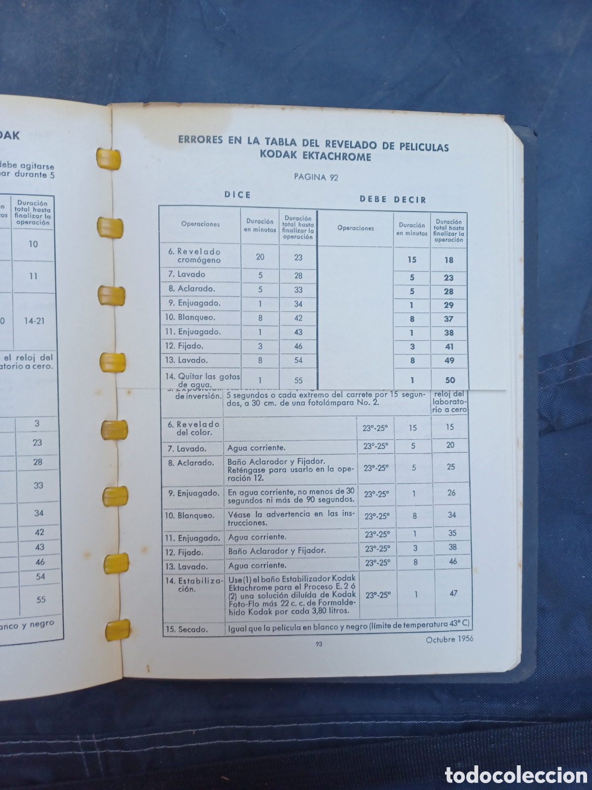 Libros de segunda mano: FORMULARIO MANUAL KODAK. - Foto 2