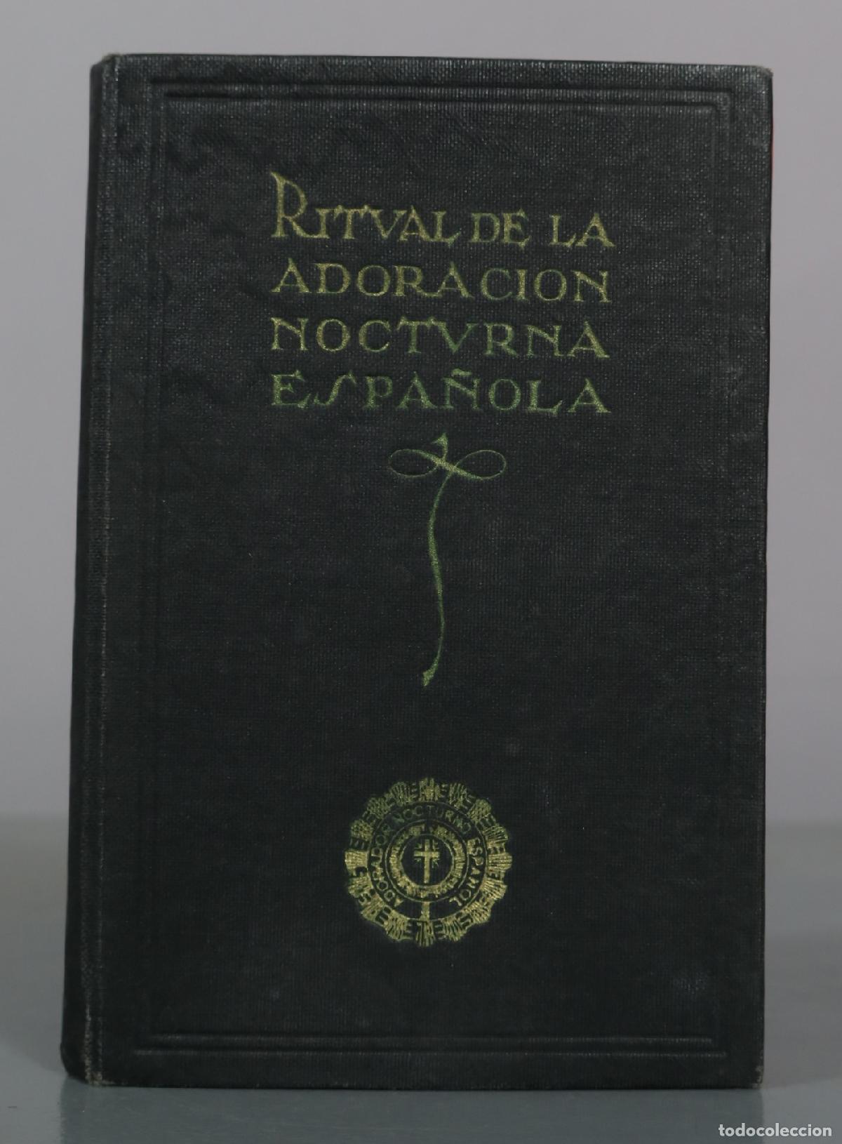 Libros de segunda mano: Ritual de la Adoracion Nocturna Espa&ntilde;ola 1957