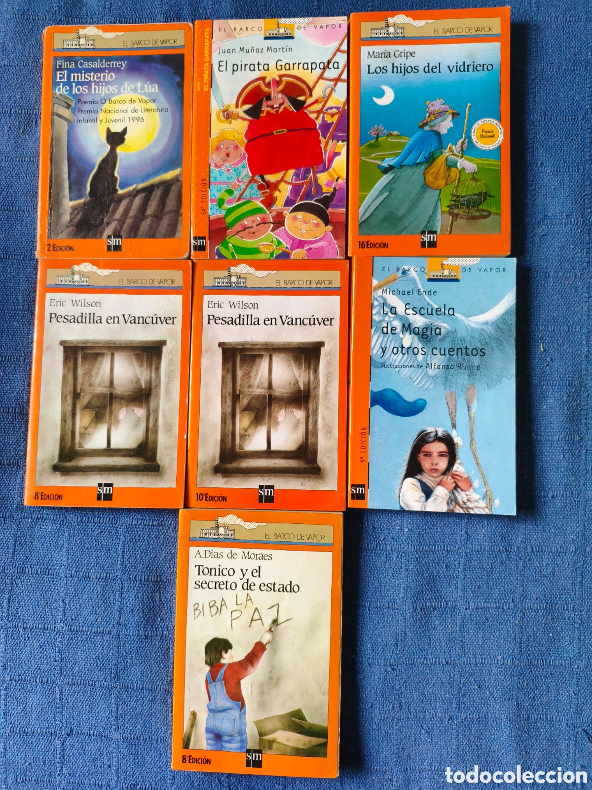 Libros de segunda mano: Colecci&oacute;n El Barco de Vapor, varias aventuras. - Foto 3