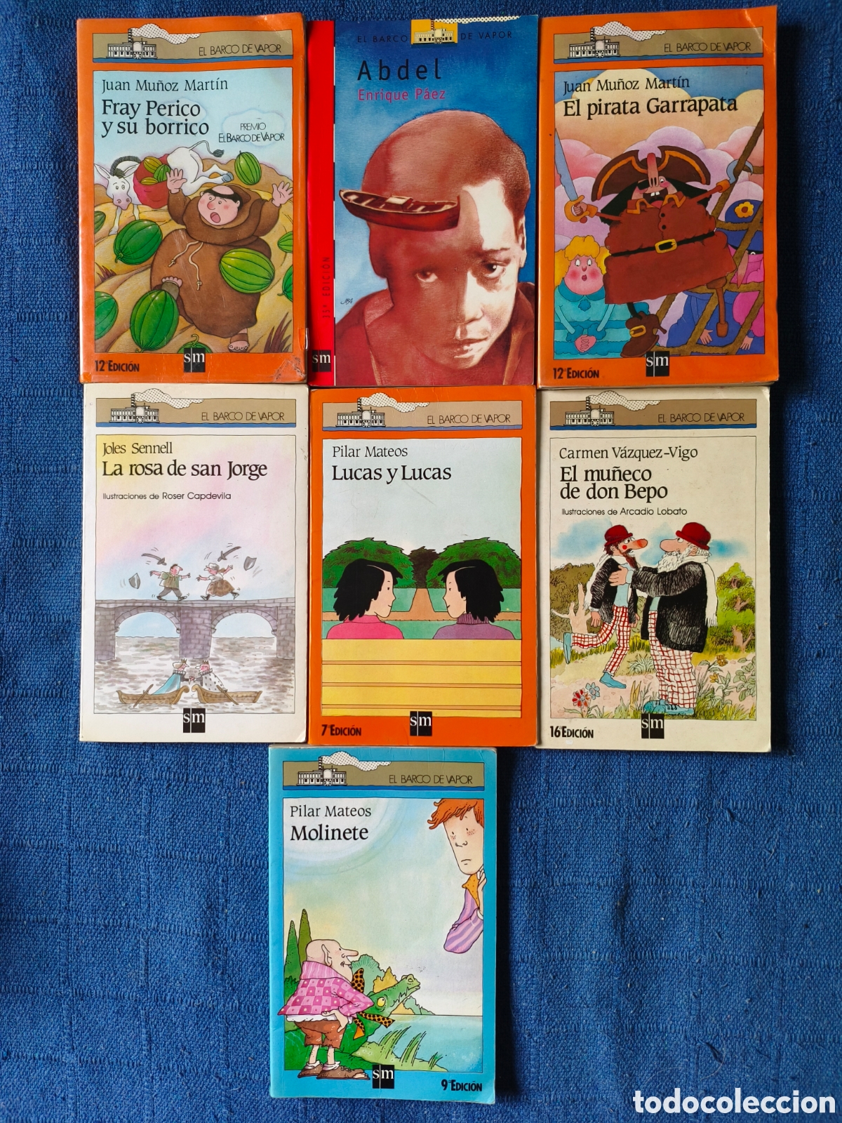 Libros de segunda mano: Colecci&oacute;n El Barco de Vapor, varias aventuras.