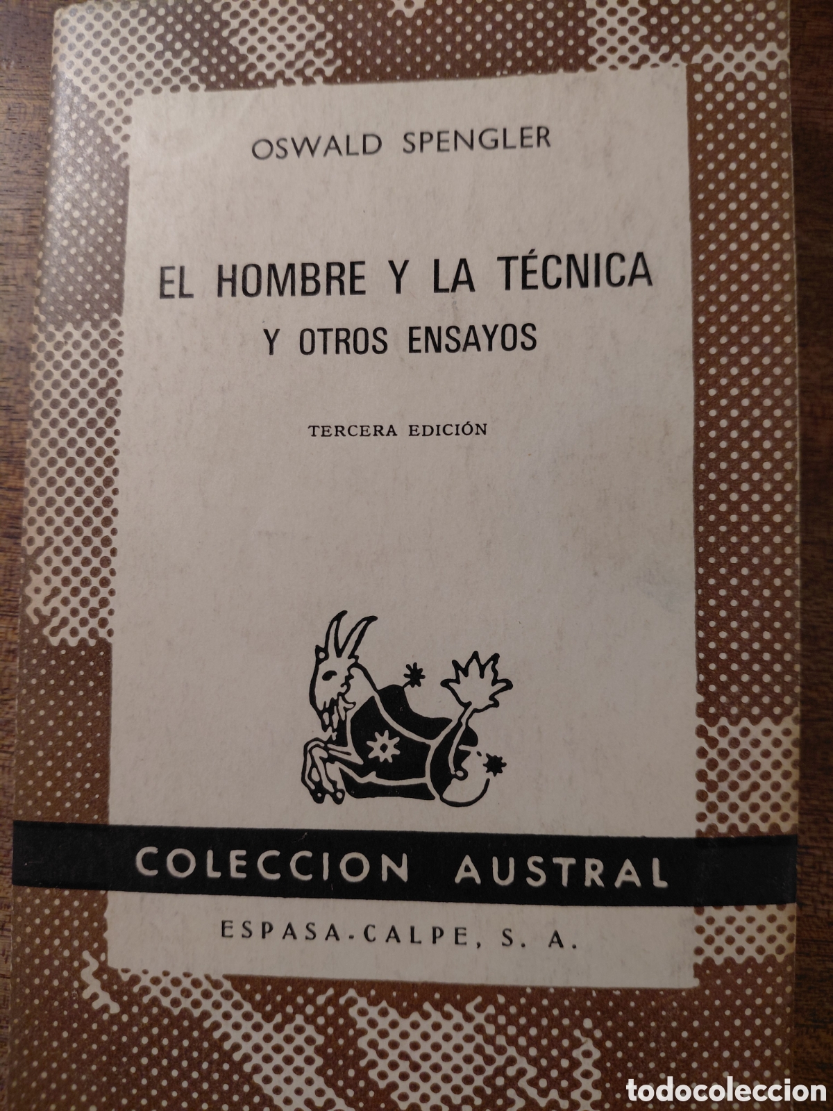 Libros de segunda mano: El hombre y la t&eacute;cnica y otros ensayos
