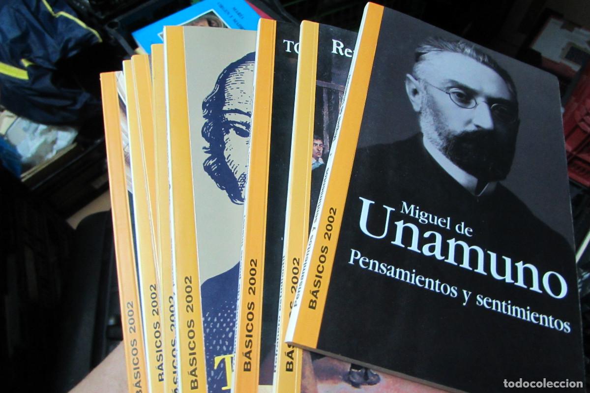 Libros de segunda mano: LOTE 8 LIBROS BASICOS 2002 ..unamuno..carmen martin gaite..fray luis de leon..