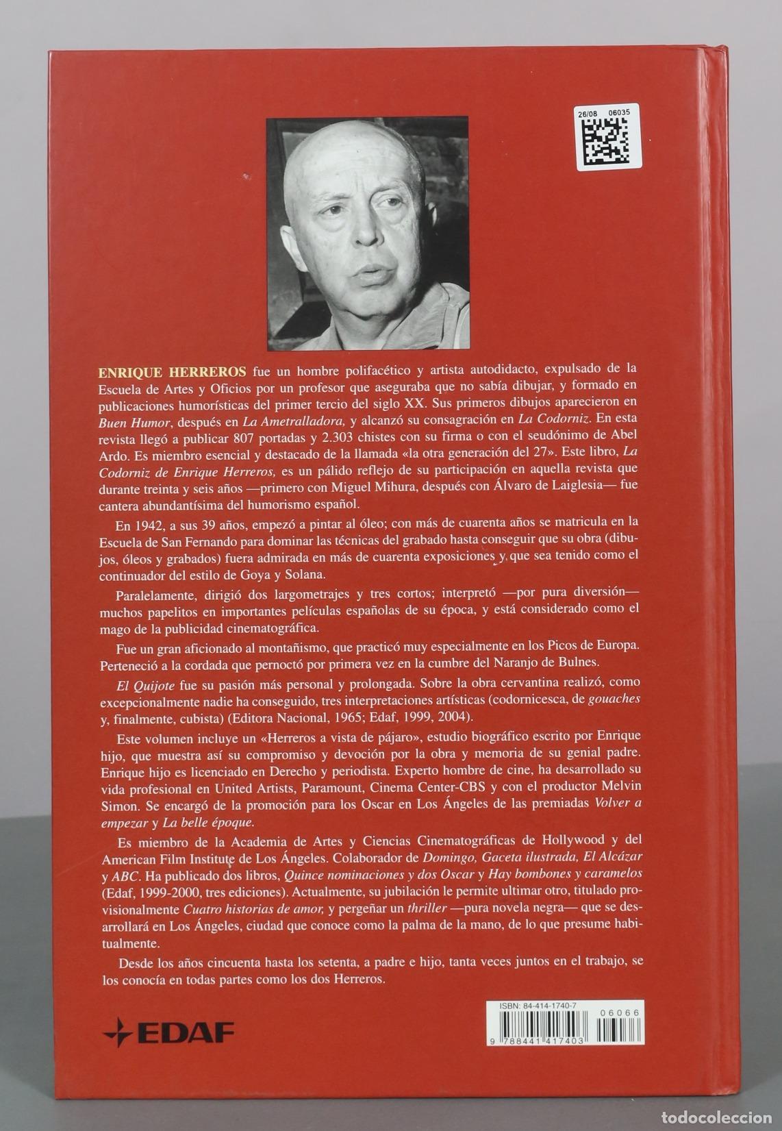 Libros de segunda mano: La Codorniz - Enrique Herreros - Editorial Edaf - Foto 4