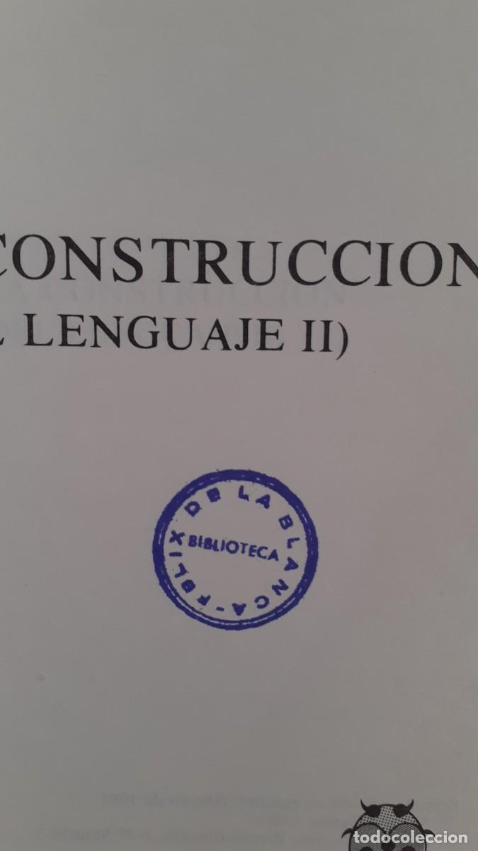Libros de segunda mano: Agust&iacute;n Garc&iacute;a Calvo.- Del Lenguaje (3 vols) - Foto 2