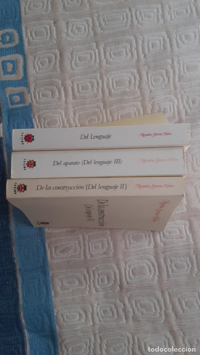 Libros de segunda mano: Agust&iacute;n Garc&iacute;a Calvo.- Del Lenguaje (3 vols) - Foto 3
