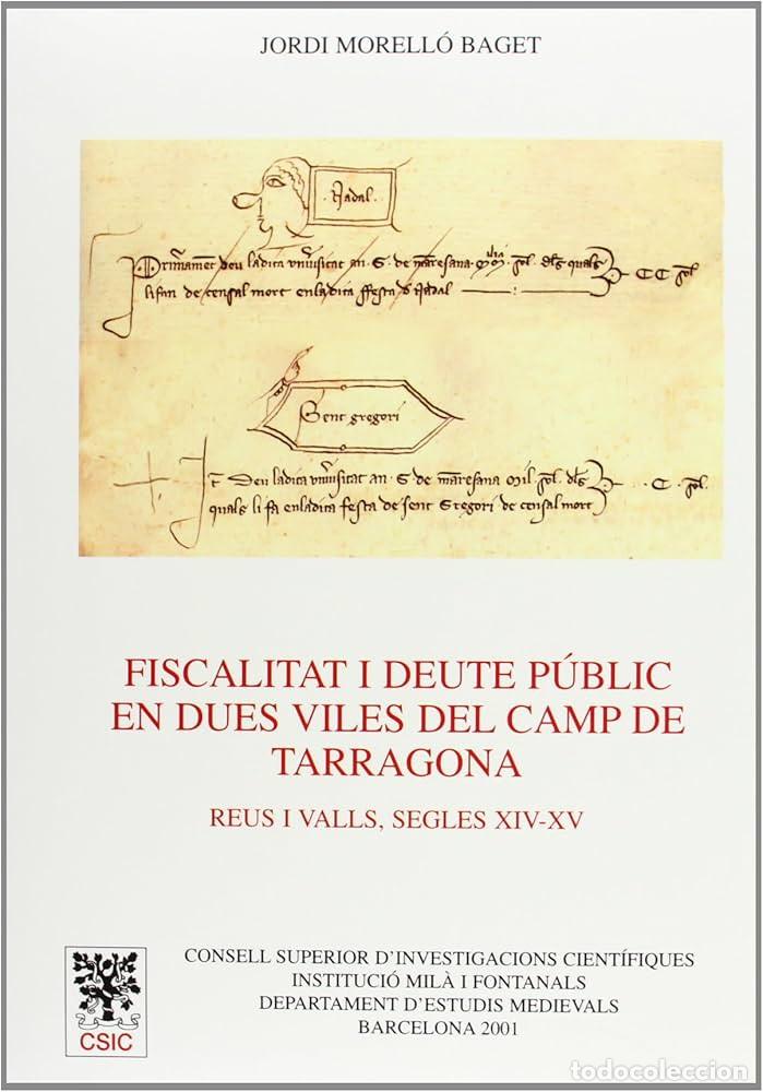 Libros de segunda mano: Fiscalitat i deute p&uacute;blic en dues viles del Camp de Tarragona