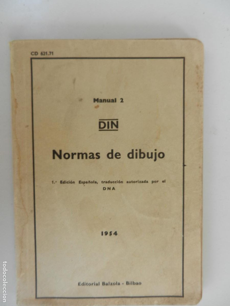 Libros de segunda mano: MANUAL 2 DIN - NORMAS DE DIBUJO - EDITORIAL BALZOLA BILBAO 1954.