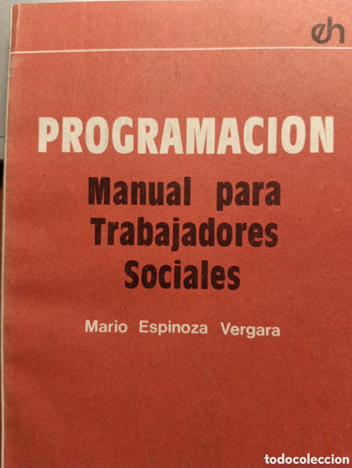 Libros de segunda mano: Programaci&oacute;n , Manual para trabajadores Sociales, Mario Espinoza