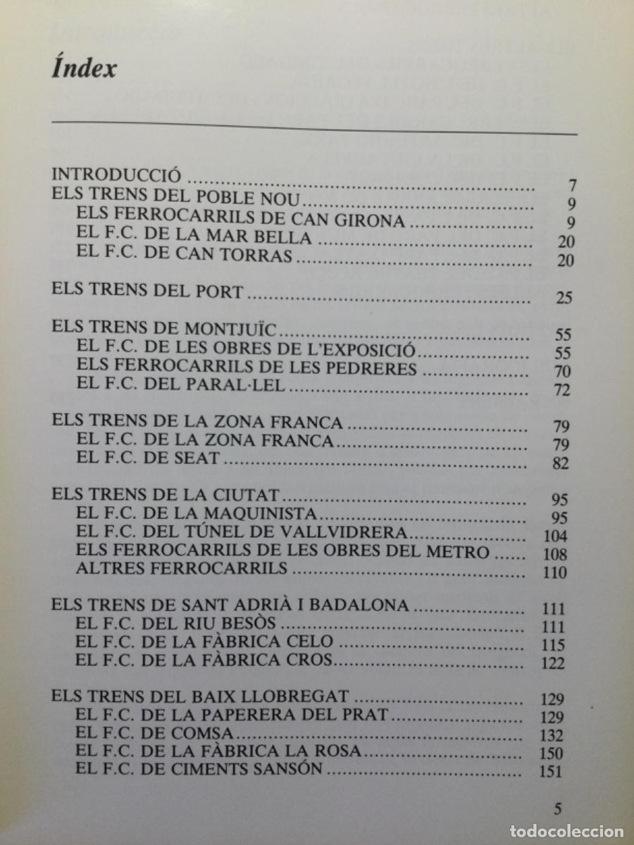 Libros de segunda mano: ELS TRENS DE BARCELONA - Foto 2