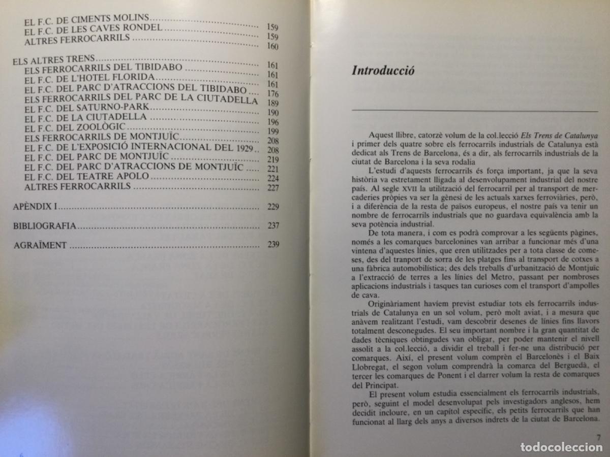 Libros de segunda mano: ELS TRENS DE BARCELONA - Foto 3