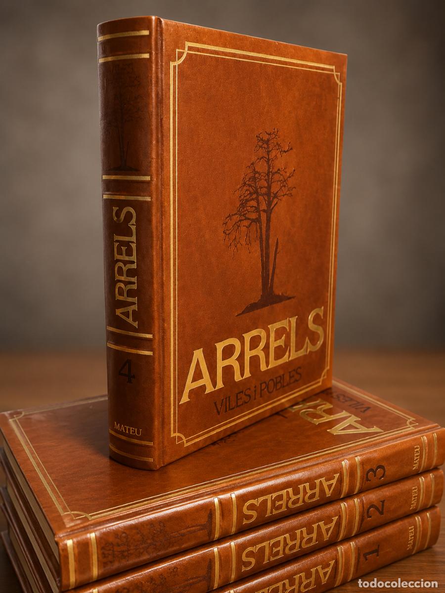 Libros de segunda mano: ARRELS VILES I POBLES - MATEU - COLECCI&Oacute;N COMPLETA 4 TOMOS - CATALUNYA
