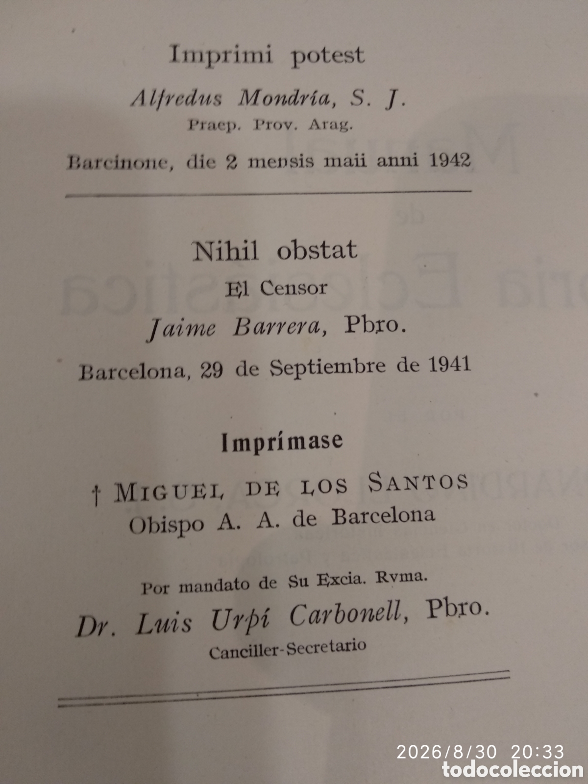 Libros de segunda mano: Manual de historia eclesi&aacute;stica - Foto 18
