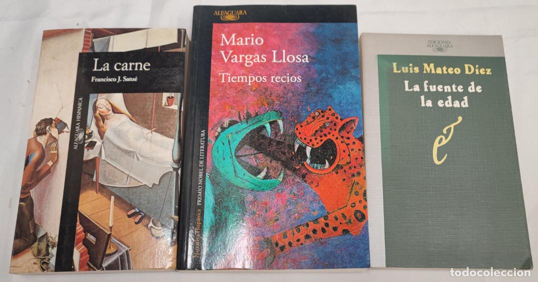 Libros de segunda mano: LOTE DE 3 LIBROS DE ALFAGUARA, LA FUENTE DE LA EDAD, TIEMPOS RECIOS, LA CARNE