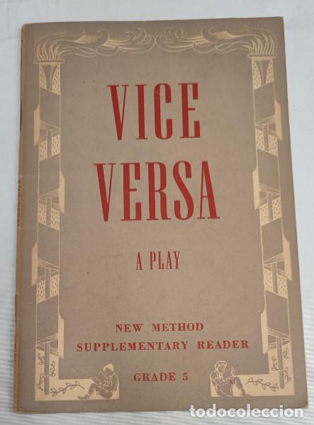 Libros de segunda mano: VICE VERSA A PLAY, F. ANSTEY, LONGMANS 1954, LIBRO EN INGLES
