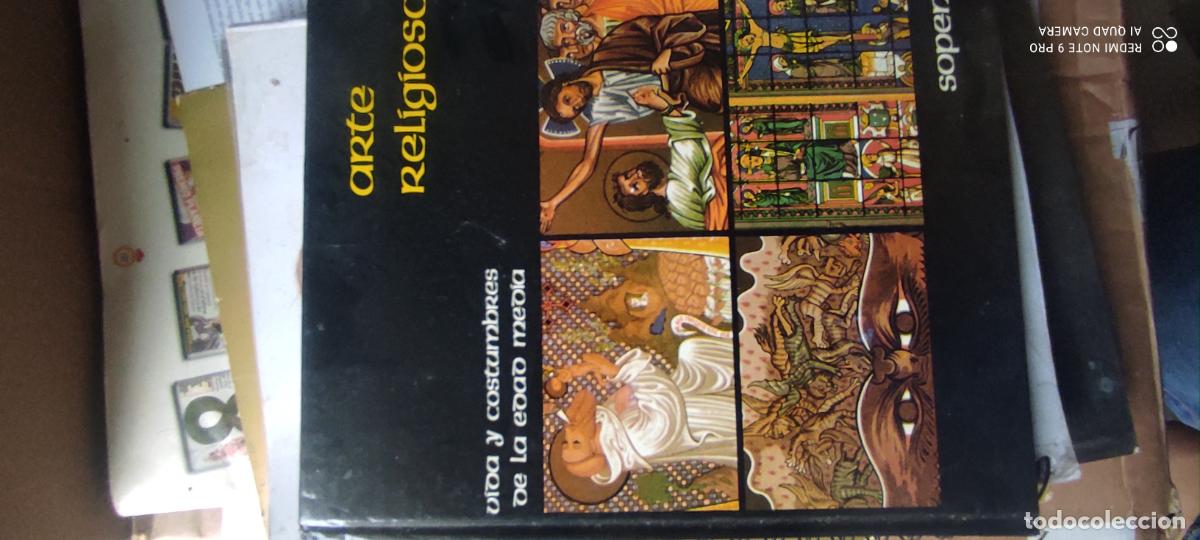 Libros de segunda mano: Arte religioso vida y costumbres de la Edad Media. Editorial Ram&oacute;n Sopena 1982