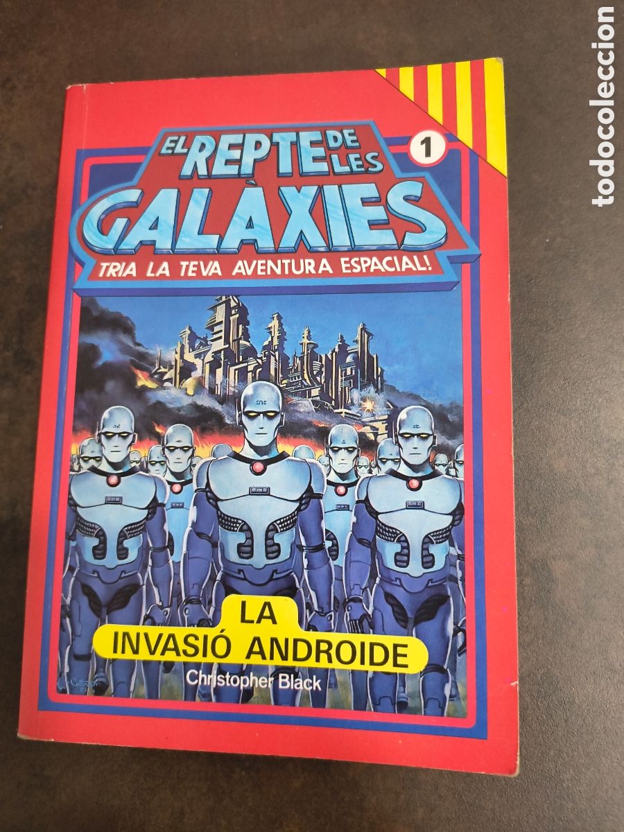 Libros de segunda mano: EL REPTE DE LES GALAXIES 1. LA INVASIO ANDROIDE DE CHRISTOPHER BLACK (SUSAETA)