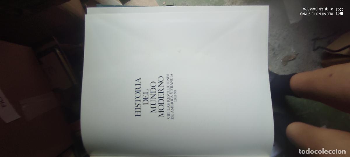 Libros de segunda mano: HISTORIA DEL MUNDO MODERNO, LAS REVOLUCIONES DE AMERICA Y FRANCIA 1763 93, CAMBRIDGE 8